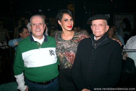 Show com a direção de Ciro Batelli, na foto, Rosa Kabroski e o mega empresário Olacyr de Moraes