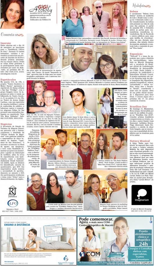 Coluna “Gigi Accioly”, Jornal Primeira Edição
