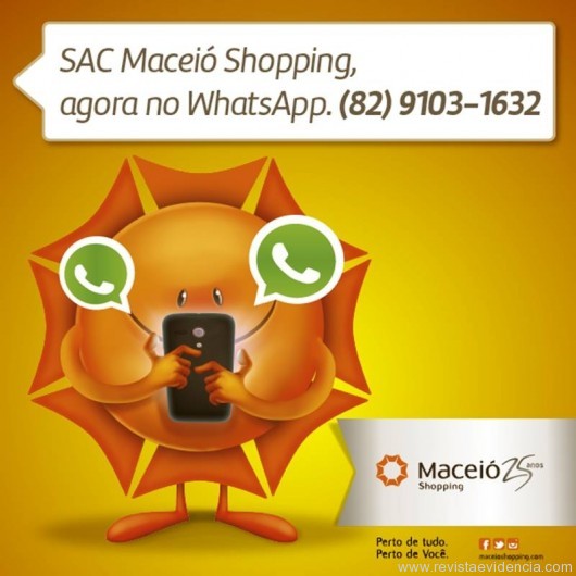 WhatsApp - novidade no Maceió Shopping