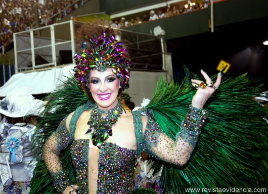 A madrinha da Beija Flor Claudia Raia