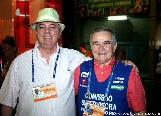 O presidente da RioTur José Carlos ferreira de Sá e Nilo Sergio Felix Subsecretário de Esportes e Lazer de Estado do Rio de Janeiro