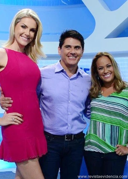 Ana Hickman, Cesar Filho e Renata Alves 