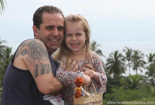 João Marcelo com a sua filha, a linda Julianna Marcela
