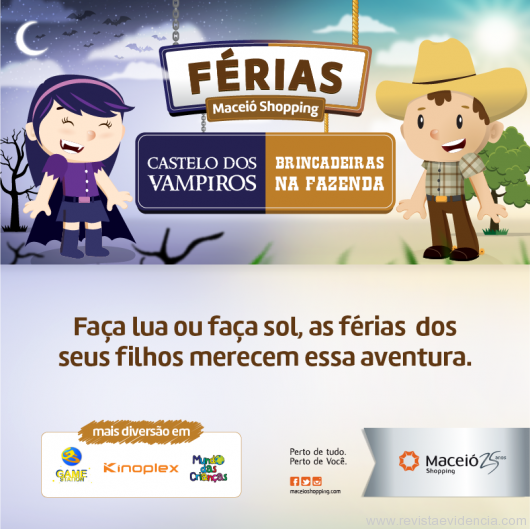 Temporada de férias no Maceió Shopping