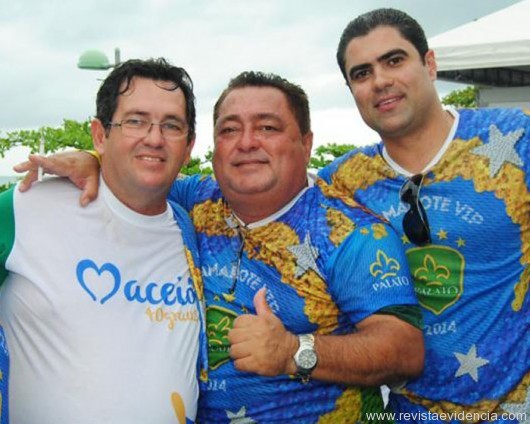 Marcelo Freire, Robson Rodas e seu filho, Cacá Rodas