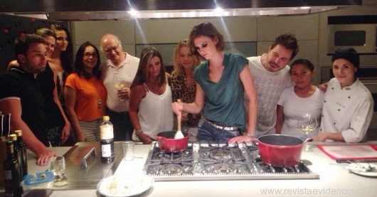 Wanderley e seus amigos durante a aula  (Foto: divulgação)