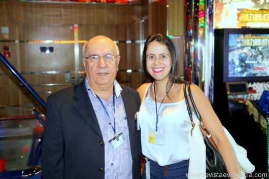Da Aviesp (Associação das Agências de Viagens Independentes do Interior do estado de São Paulo), o diretores, Sebastião Pereira e Juliana Assumpção.