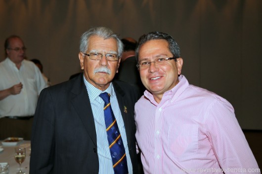 Os presidentes das Sindetur, de Sergipe, João Ávila e de Alagoas Carlos Palmeira.