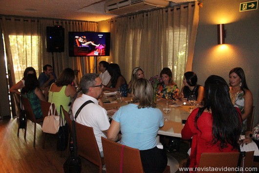 Jornalistas e blogueiras no almoço da Arezzo