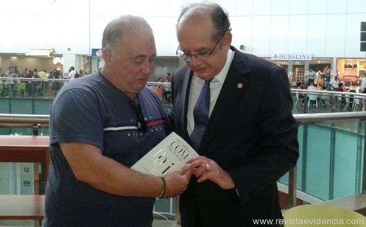 Escritor José Carlos Bruno e o Ministro do Supremo Tribunal Federal, Gilmar Mendes
