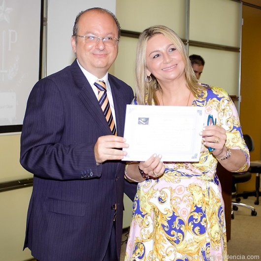 Ovadia Saadia e Presidente Da Obme do Rio de Janeiro Dra Maria Helena Vermot e Presidente da Aliccam