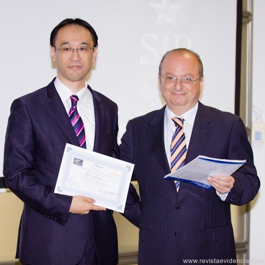 Presidente da UPF com o Presidente da Febracos