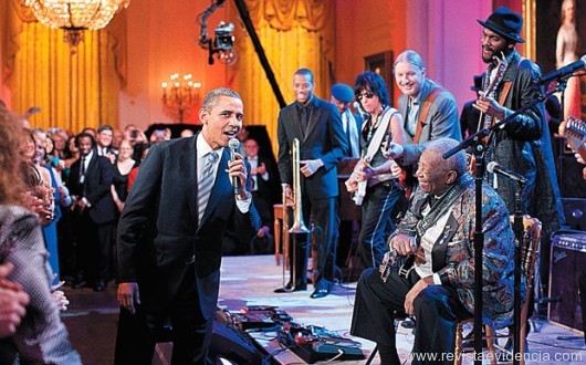 BB King Homenagem a Casa Branca