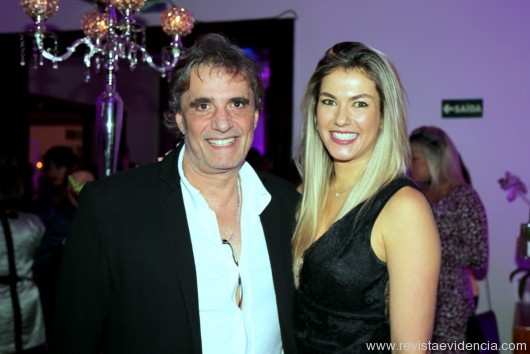 O casal, o empresário Marcio Lucchesi e a esposa Tatiana Lima Lucchesi, leia-se DACCOR, responsável pela Lindíssima decoração da Festa