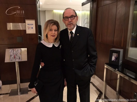 Sr. Osias Wurman ao lado de sua esposa Suzy Wurman no hotel TRYP Higienópolis