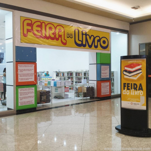Feira de Livros no Maceió Shopping oferece 30 mil títulos