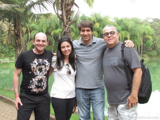 Breno Rivkind, Cristina Rocha, Luciano Montenegro e Ricardo Rossi