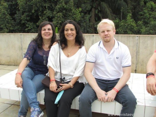 Rita Camilo, Claudia Elias e Anthony Schimpf