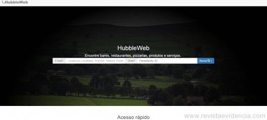  HubbleWeb é um guia prático para encontrar produtos e serviços