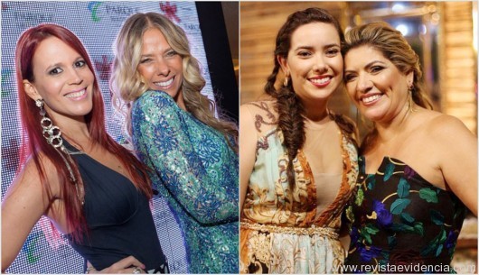 A jornalista e colunista de moda, Isabelle Accioly com a apresentadora de programa de Tv, Adriane Galisteu, e, a advogada Mariah e sua mãe, a empresária Ana Hora