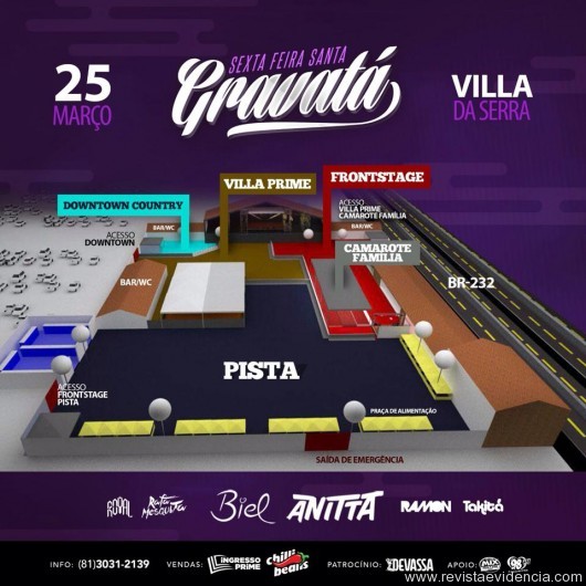 Show reúne vips em Gravatá