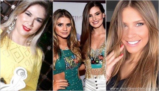 Amarildes Kummer, empresária (AL); Thássia Naves, blogueira (SP) e Camila Queiroz, atriz (RJ) e Gabriele Marinho, modelo e Miss Teen World 2012 (AL, SP).