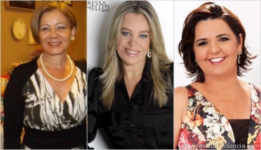 Jornalista Eliana Zani (assessora de imprensa/SP), professora Cristina Suruagy e a empresária Izabel Pinheiro