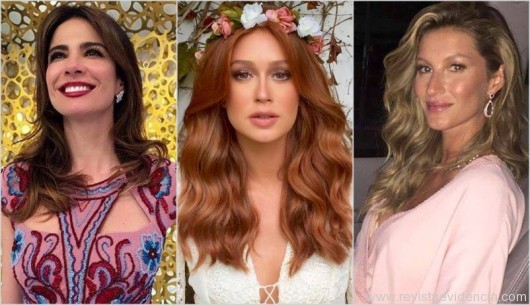 Luciana Gimenez, apresentadora de TV (SP); Marina Ruy Barbosa, atriz (RJ) e Gisele Bundchen, ubermodel e empresária (USA)