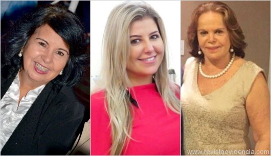 Jornalista e empresárias Marilda Serrano (SP), Marina Grandi (RS), e Glorinha Cohen (SP)