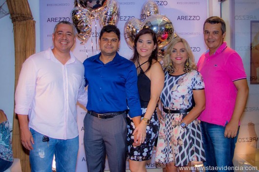 Victor Martins, Marcos Tavares, M_nica Mikie Tavares, Simone Ayres e Alexsandro Geraldo - membros da ALMACS (Associa__o de Lojistas do Macei_ Shopping)