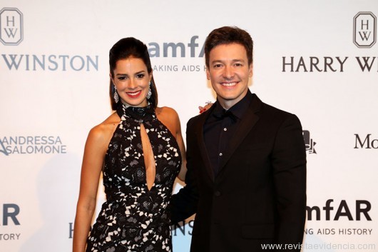 O apresentador de TV Rodrigo Faro e a esposa Vera Viel.