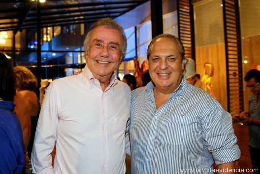 Os empresários Vivaldo de Andrade Jr e Jose Henrique Lobo.