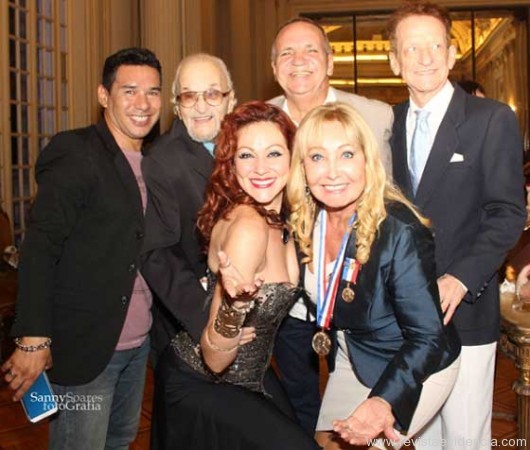 Cesar Guerreiro,Gilberto Marmorosch,Aroldo Barros,Fernando Reski, Tatiana Monteiro (Foto: Sanny Soares)