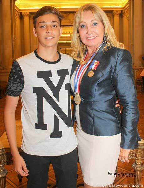 Com o Neto João Lucas (Foto: Sanny Soares)