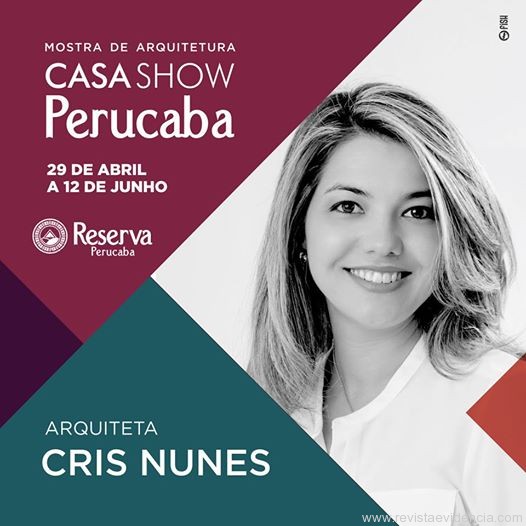 Cris Nunes assina ‘suíte máster’ para Casa Show Perucaba