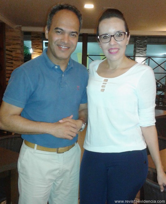 Edmilson Pereira, gerente geral, e Arthemia Albuuqerque, relações institucionais do Iloa Resort
