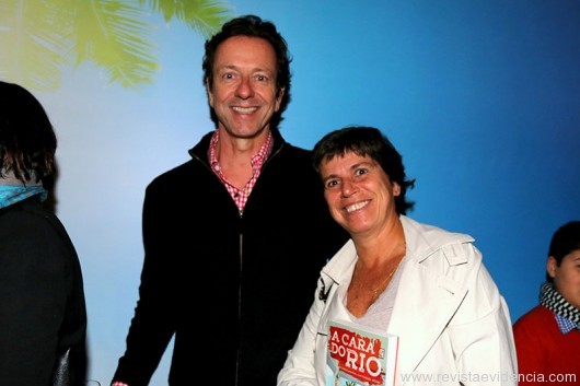 O empresário Claus Reinhart e a jornalista Adriana Boischio