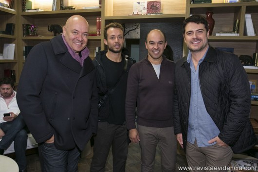 Gil Cione, Gustavo Neves, Edson Busin e Fabio Morozini