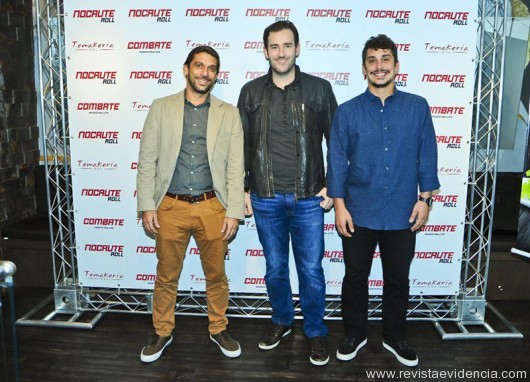 Daniel Quiroga, Thiago Hourneaux e Rafael Basile