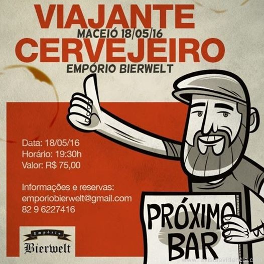 Empório Bierwelt promove evento com Viajante Cervejeiro