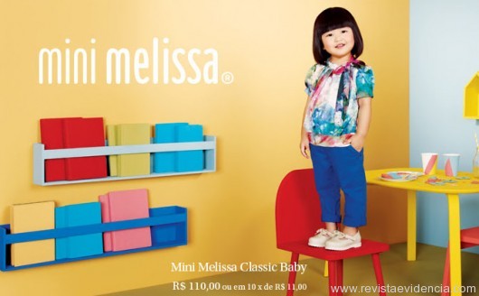 Sua Baby fashionista vai amar os hits da coleção Mini Melissa