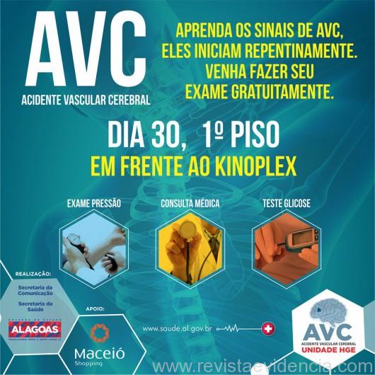  Ação preventiva contra AVC no Maceió Shopping 