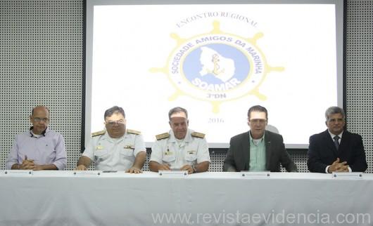 O Vice-Presidente da Soamar Brasil, Diretor do CCSM, Comandante do 3º Distrito Naval