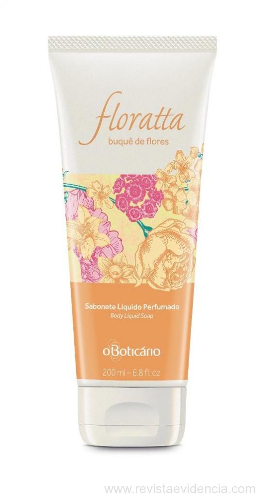 Sabonete Líquido Perfumado 200 ml Floratta Buquê de Flores - O Boticário