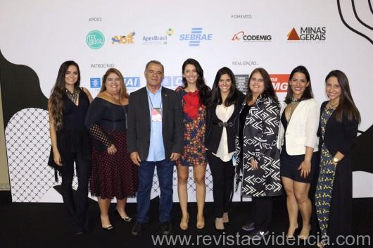 Endy Mesquita, Lara Amorim (Maneka), Francisco Accioli (Presidente do Sindivest AL), Marcela Tenório (La Gaveta), Mariah Dória, Laís Amorim, Gal Guerra e Fábia Muniz levaram na 19a edição do Minas Trend.