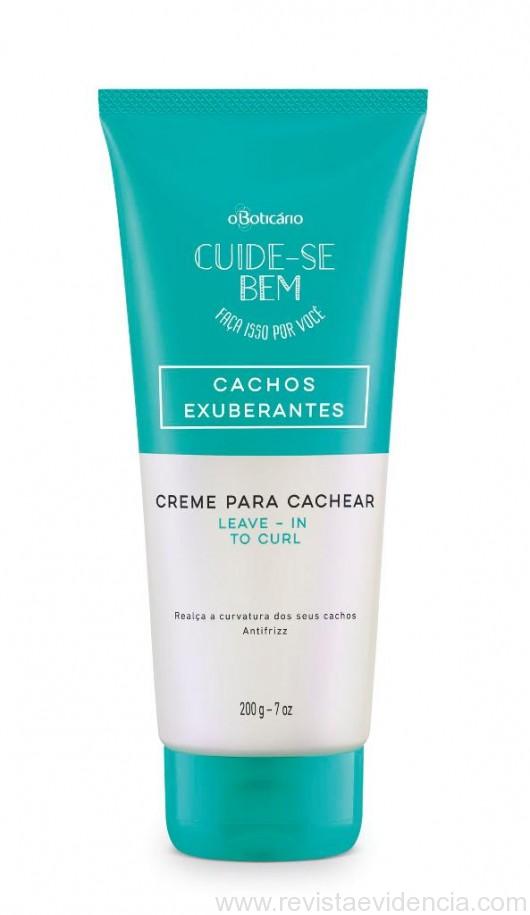 Creme para cachear - cachos exuberantes