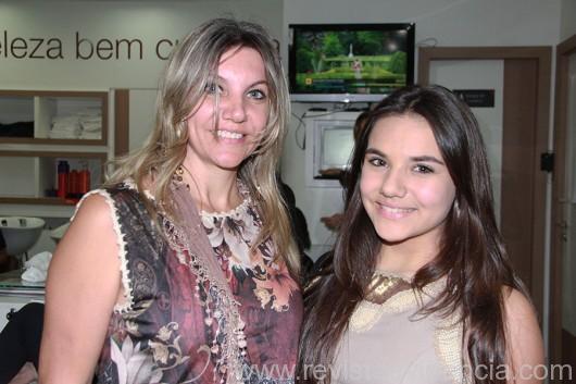 Bia Passos e a sua mãe Adriana Passos