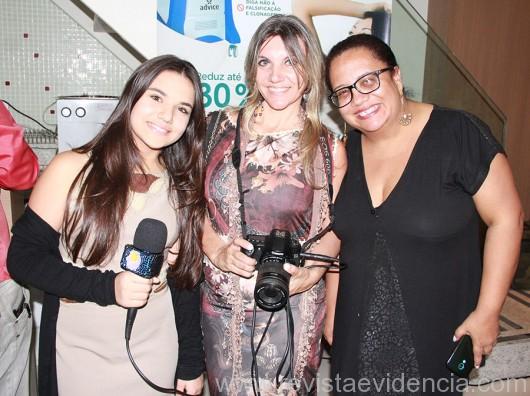 Bia Passos, Adriana Passos e a Promoter Márcia Gomes (Foto: Alexandre Gomes)