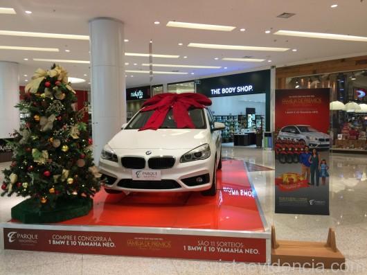 Neste Natal, Parque Shopping vai fazer 11 sorteios incluindo BMW e motos no valor de R$ 250 mil