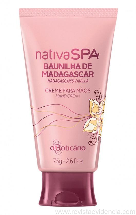 Nativa SPA Baunilha de Madagascar traz mistura perfeita entre o doce e o cítrico